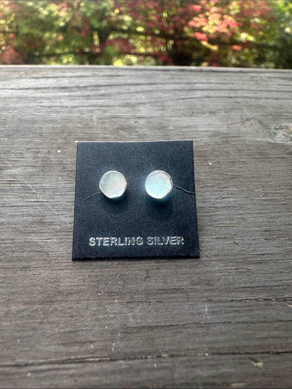 Navajo Mother of Pearl Sterling Silver Earrings